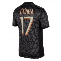 Paris Saint-Germain Vitinha #17 Tretí futbalový dres 2023-24 Krátky Rukáv